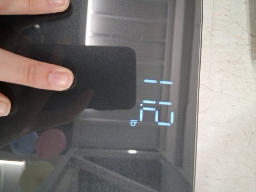 Vitafit Battery Powered Digital Bathroom Scale With LED Display - Up To 400LB -Black (Model: VT726) image 4