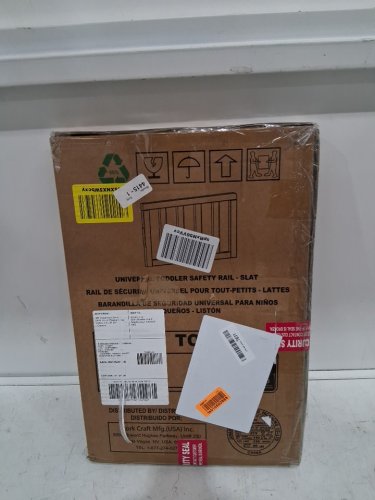 Storkcraft Universal Toddler Slat Safety Rail For Turning Select Storkcraft/Graco Cribs - 18.5" x 12.28" - White (Model: 01350-301-TS) image 5