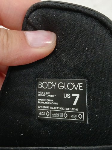 MENS BODY GLOVE COMFORT SLIDE SANDAL - SIZE 7 - black (STYLE: 2001910) image 4