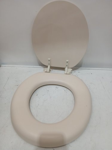 BEMIS LIFT-OFF ELONGATED CLOSED FRONT ENAMELED WOOD TOILET SEAT - 18.5" - WHITE (MODEL: 1815EC 000) image 4