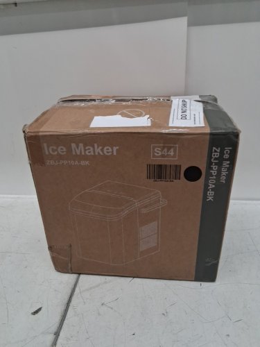 COUNTERTOP ICE MAKER WITH HANDLE AND SCOOP - 26LB - BLACK (MODEL: WBJ-10A) image 2