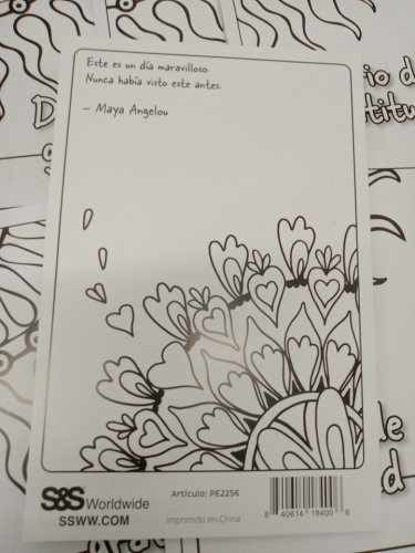 6PK Diario de Gratitud Spanish Gratitude Journal and Colouring book by S&S Worldwide image 3