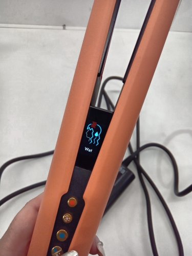 dyson airstrait wet to dry hair straightener - LIMITED EDITION APRICOT/ TOPAZ  (model: ht01) image 8
