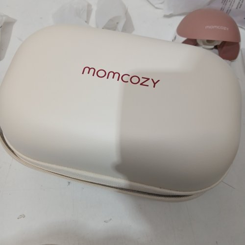 Momcozy Breast Pump Hands Free Upgraded Mobile Flow M9 App Discreet Control with Personalized Multi-Modes & 15 Levels - COZY RED (model: bp223) image 7