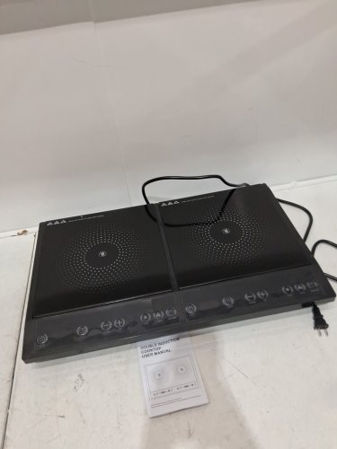 Waatfeet Double Induction Cooktop, Portable 2 Burner - Black (model:TJX2) image 3