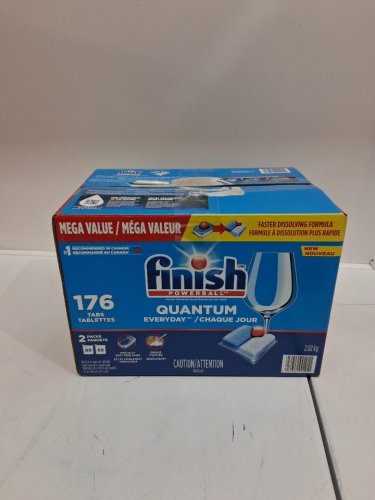 176pk Finish powerball Quantum Everyday Dishwasher Detergent tabs (Model: 3887777) image 2