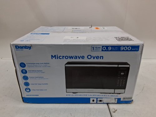 Danby Countertop Microwave - 900W - 0.9 CUFT - BLACK/STAINLESS STEEL - (MODEL:DBMW0925BBS) image 2