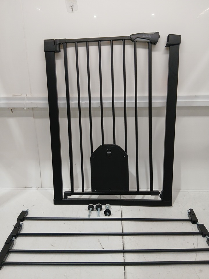 BABELIO PRESSURE MOUNTED metal BABY GATE - 36" X 29"- 43" - black (MODEL: CB-M-101) image 3