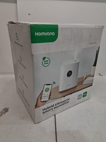 HOMVANA ULTRASONIC WARM & COOL MIST HYYBRID SMART HUMIDIFIER WITH WIFI APP CONNECTION & AROMA TRAY - 6.5L / 861 SQ.FT. COVERAGE - WHITE/BLACK (MODEL: H111S) image 10
