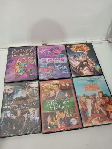 6 Assorted DVD Movie Bundle Including The Trolls 2 Movie Collection, Scooby Doo Saga of the 13th Ghost, and more image 2