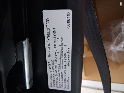 GRACO EXTEND2FIT CONVERTIBLE CAR SEAT - TITUS GREY/BLACK (MODEL: 2149057) image 6