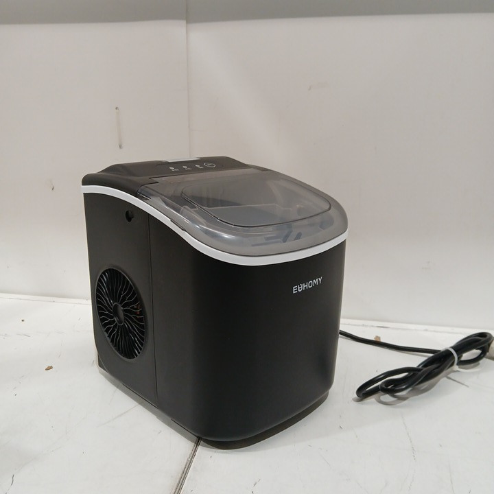 EUHOMY Countertop Ice Maker Machine - MAKES 26LB/Day - BLACK (MODEL: im-06d/IM001-Bbl-CAEH) image 3