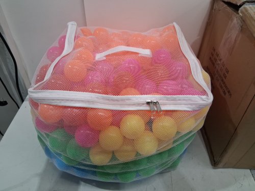 400pk Amazon Basics BPA Free Plastic Ball Pit Balls - 2.3" balls - 6 bright colors (model: 76188) image 3