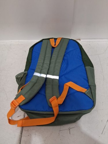 roots lightweight BACKPACK WITH LAPTOP COMPARTMENT - 34L - GREEN/BLUE (STYLE:RTS6914) image 4