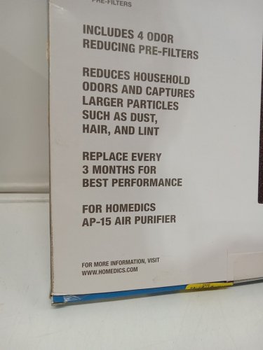 4pk Homedics Odor Reducing Pre-Filter for AP-15 Air Purifier (Model: AP-15CRF) image 3