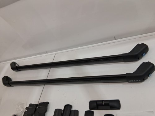 2PC Universal Roof Rack Cross Bars - 41" - 155lbs max - for SUVs, Sedans, and Vans - black (model: hj-rb017) image 3