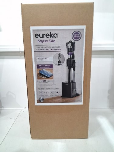 Eureka Cordless Rechargeable 3-IN-1 Stick Vacuum Cleaner WITH CLEANING STATION & ANTI-TANGLE NOZZLE FOR ALL FLOORS - GREY/PURPLE (MODEL: NEC490SE) image 4