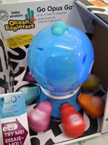Baby Einstein Ocean Explorers Go Opus Go 4-in-1 Crawl & Chase Pal - 3m-5y - blue image 4