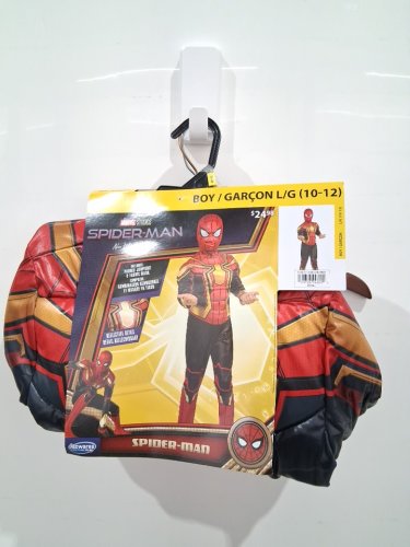 BOYS JAZWARES COSTUME PLAY SPIDERMAN COSTUME (JUMPSUIT ONLY) - LARGE - BLACK/RED/GOLD (STYLE: JWC7206) image 2