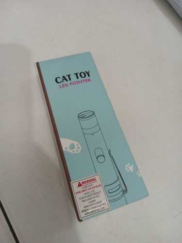 TBTEEK Finger Rotatable CAT TOY AND LED POINTER WITH 3 Modes AND 5 Fun Patterns - BLUE image 2