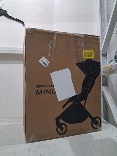 UPPABABY MINU V3 TRAVEL STROLLER LIGHTWEIGHT + COMPACT DESIGN - FOR ALL STAGES - STONE - (MODEL: 0803-MIN-NA-DIL) image 2