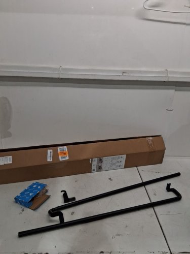 UMBRA TWILIGHT DOUBLE WRAP AROUND BLACKOUT CURTAIN ROD - 30"-84" - black (MODEL:1020561-782) image 2