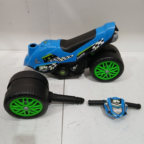 kids waddle Motorcycle Ride On Toy - 44lbs capacity - blue (model:WD25006BL) image 3