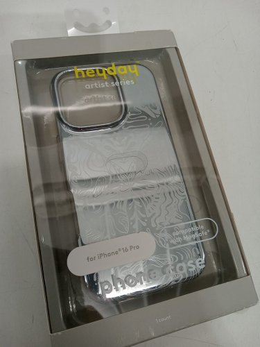 Heyday artist series Magsafe phone case for iPhone 16 Pro - Vivien Rodriguez Metallic Silver (model: 080 08 8409) image 2