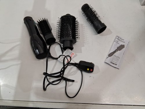conair curl collective 3-in-1 blowout kit - black (model: NPTCCB01) image 2