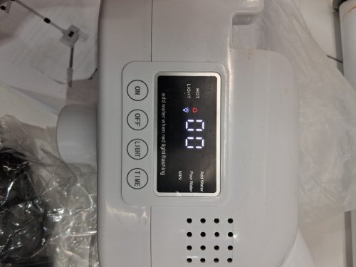 PROFESSIONAL FACIAL STEAMER STAND WITH WHEELS - 650w - WHITE image 10