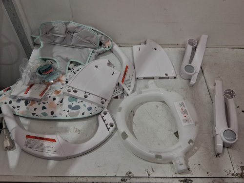 kids FISHER-PRICE SIT-ME-UP FLOOR SEAT - PACIFIC PEBBLE IN WHITE/GREY - (MODEL: ‎GKJ14) image 3