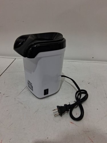 SALTON CINEMA POPPER HOT AIR POPCORN MAKER - WHITE/BLACK - ( model: CP1750) image 3