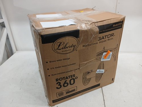 LIBERTY GARDEN NAVIGATOR ROTATING GARDEN HOSE REEL - 125FT - BRONZE (MODEL: 710) image 6