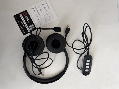 MPOW USB HEADSET/ 3.5MM COMPUTER HEADSET WITH MICROPHONE, NOISE CANCELLING (MODEL: PA071A) image 3