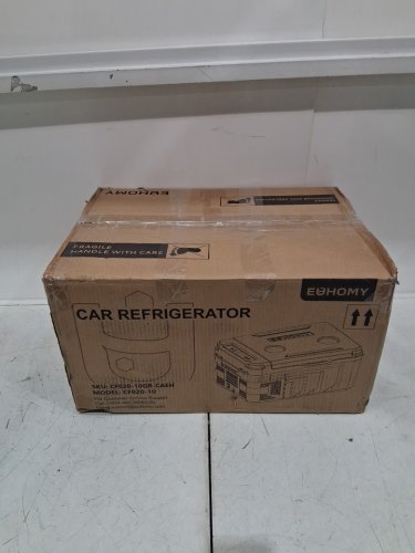 EUHOMY CAR REFRIGERATOR COMPRESSOR ELECTRIC COOLER WITH APP CONTROL - 12V - 10L - BLACK/GREY (MODEL: CF020-10GR-CAEH) image 2