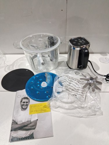 curtis stone digital glass bowl chop master - black image 3