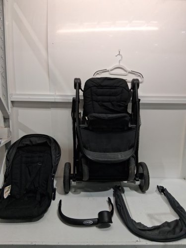 GRACO READY2GROW MULTI-USE 2.0 DOUBLE STROLLER - 40-50 LB CAPACITY - BLACK/DARK GREY (MODEL: 2140042) image 3
