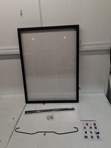 VERANI Jersey Frame Display Case with 98% Uv Protection - 31" x 23" - black/clear image 4