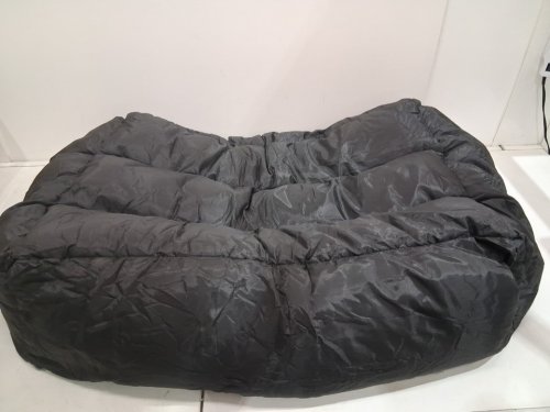 Soft fluffy dog bed - 2ft x 3ft - grey image 5
