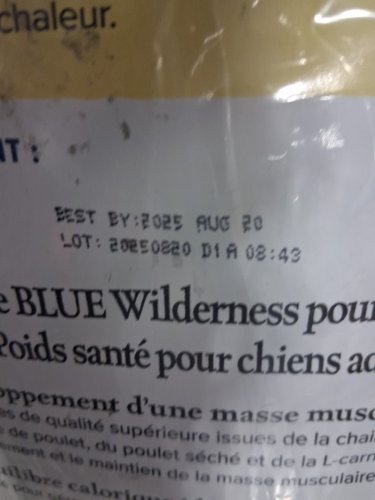 *Expired* Blue Buffalo Wilderness Large Breed Dry dog food - 24lbs - Chicken flavour image 4