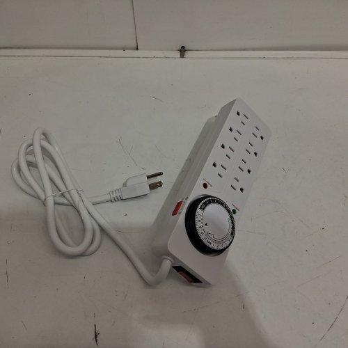 BN-LINK SURGE-PROTECTED 8-OUTLET POWER STRIP - WHITE image 4