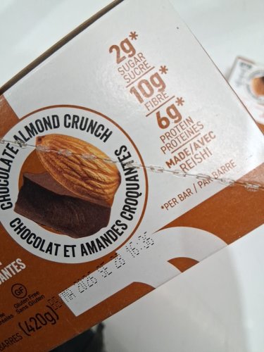 (x3)12PK YOFIIT CRUNCHY NUT BAR - NO ADDED SUGAR, 2G - 10G FIBRE, 6G PROTEIN - CHOCOLATE ALMOND CRUNCH image 5