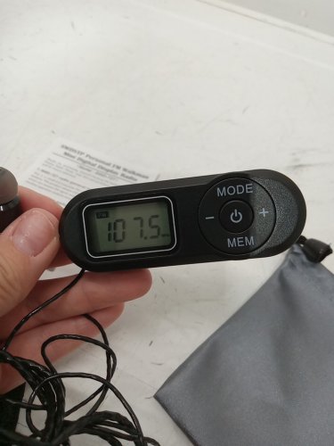 swdstp Personal Portable FM Radio with Digital Tuning LCD Display - black (model: swd-727) image 4