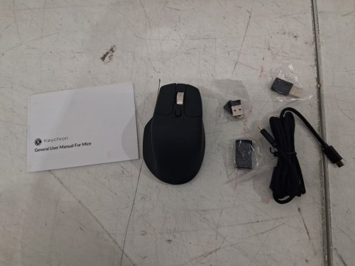 Keychron Bluetooth Silent Wireless Gaming Mouse - 8000 Hz - 30K DPI/750 IPS - black(model: M6S-A23) image 4