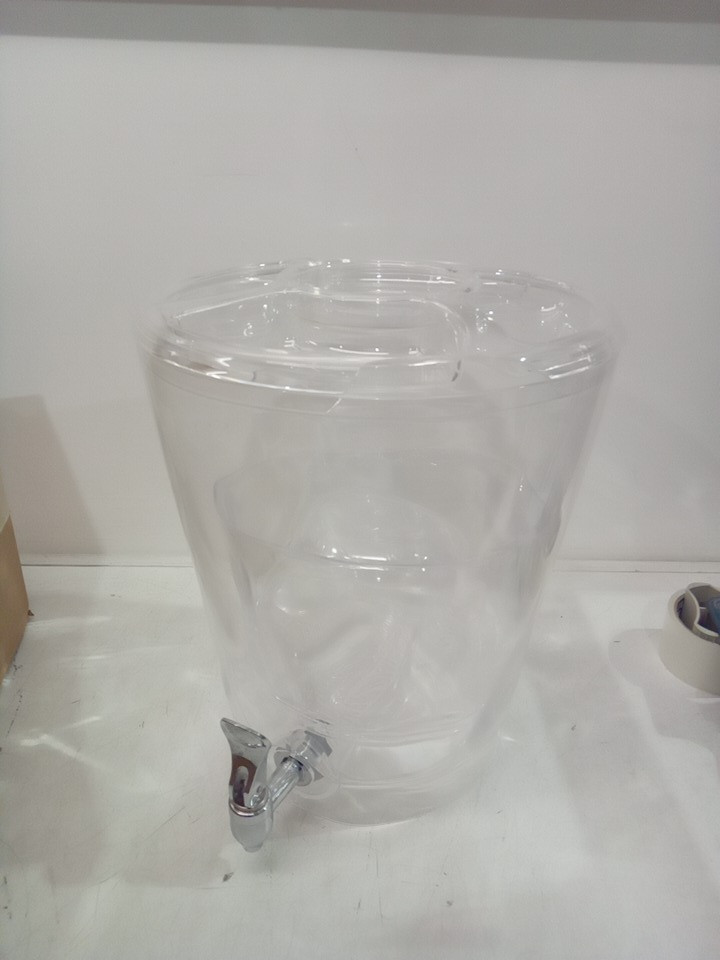 PLASTIC BEVERAGE / DRINK DISPENSER- CLEAR image 3