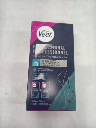 60pk VEET PROFESSIONAL Wax Strips Dry Skin image 2