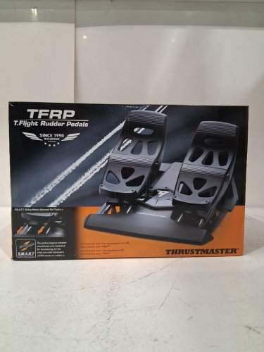 Thrustmaster TFRP Rudder Pedals for Flight Simulators - compatible with Xbox One, Windows, PlayStation 5, 4 (ps5, ps4), Xbox Series X - black (model: tfrp rudder) image 6