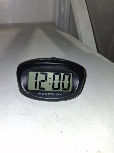 Westclox Battery Operated Digital LCD Alarm Clock - black (Model: 70043 / 70043X) image 3