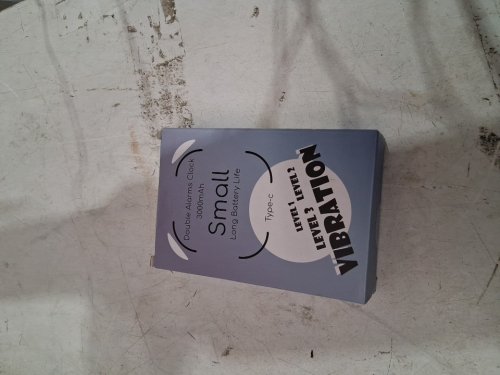 PORTABLE VIBRATING ALARM CLOCK - PURPLE image 2