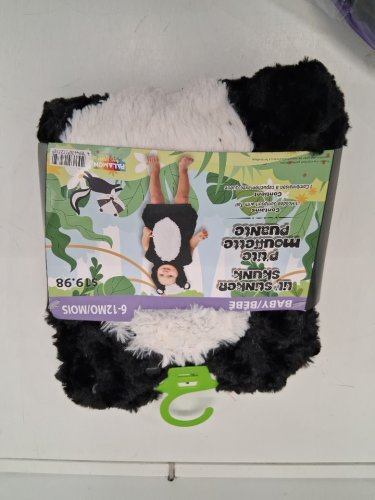 TODDLER PALAMON LIL' STINKER SKUNK COSTUME - 6-12 MONTHS - BLACK/WHITE image 2
